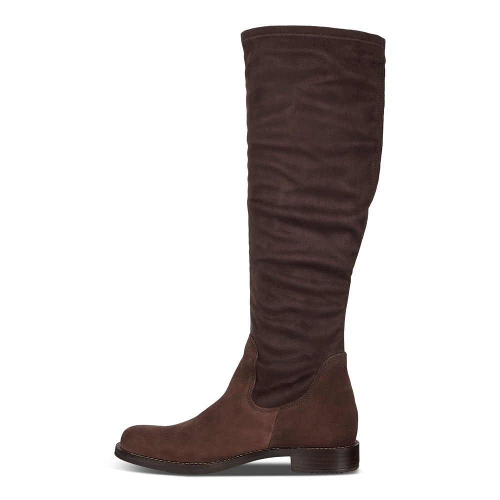 Botas Mujer - ECCO Sartorelle 25 High-Cut - Marrom - PVW452798